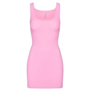 SKIMS | SOFT LOUNGE MINI DRESS | COTTON CANDY | Sz S